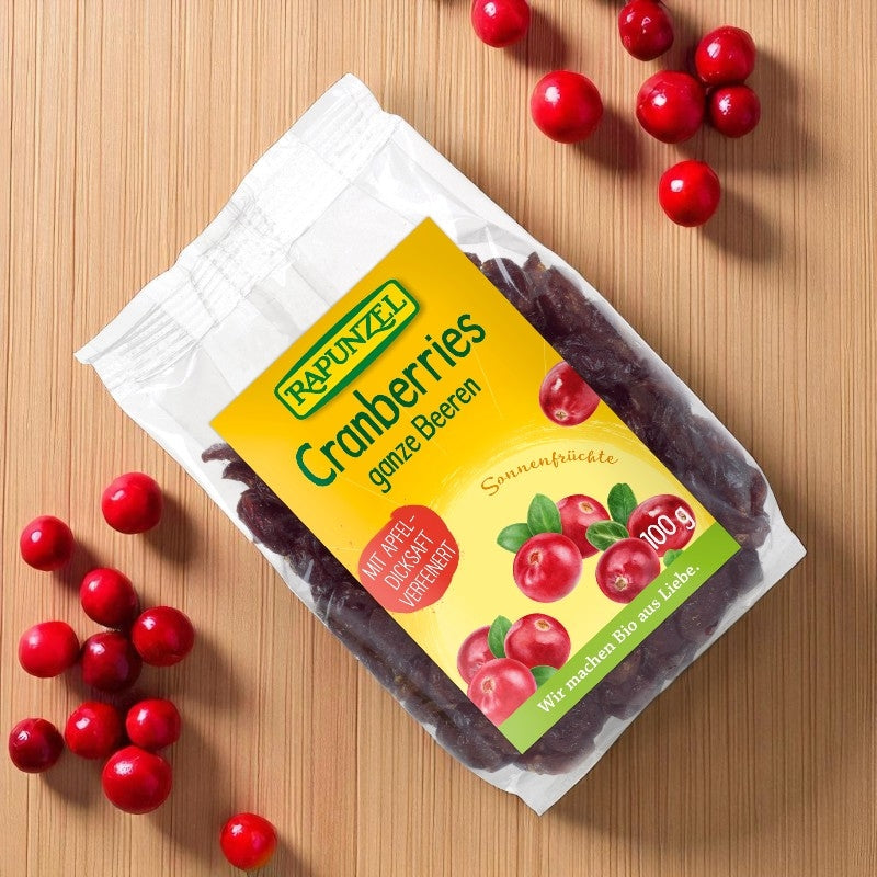 Bio-getrocknete Cranberries - 100 g - Rapunzel