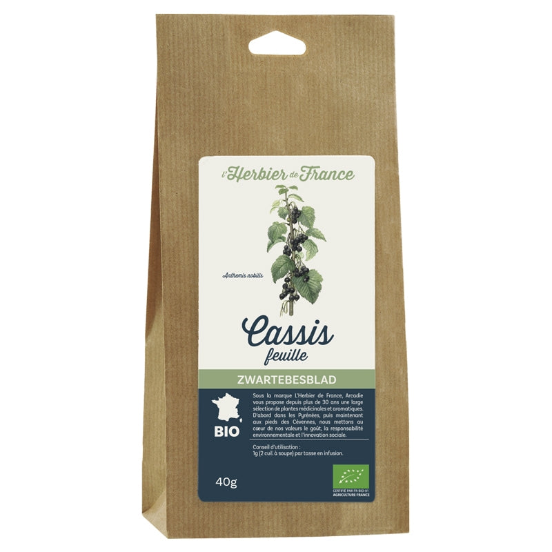 L'Herbier de France - Cassis BIO 40g