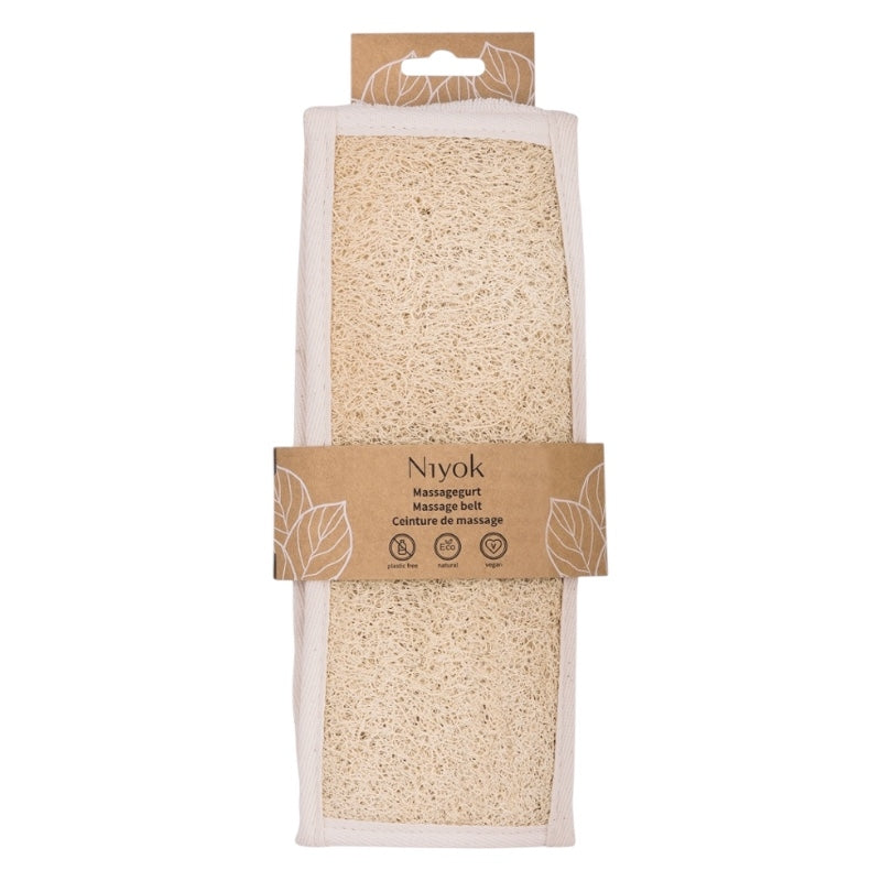 Ceinture de massage en loofah & coton