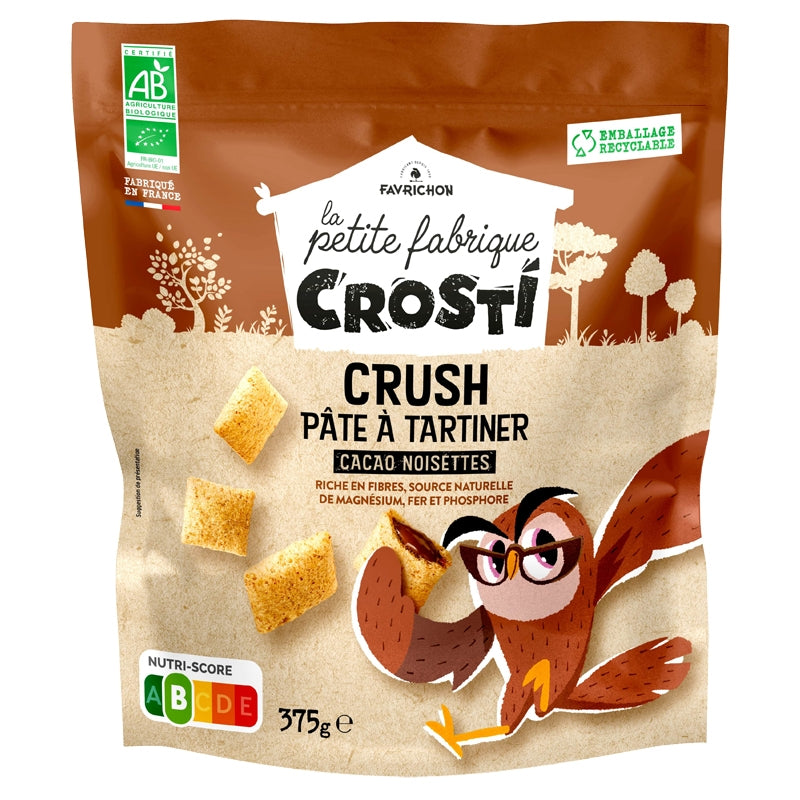 Favrichon - Bio-Kakao-Haselnuss-Knuspermüsli 375g