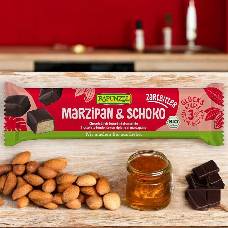 Chocolat noir au miel & amande BIO 3 pièces
