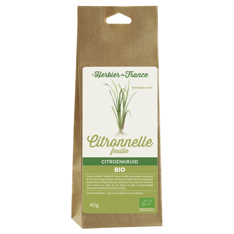 L'Herbier de France - Citronnelle BIO 40g