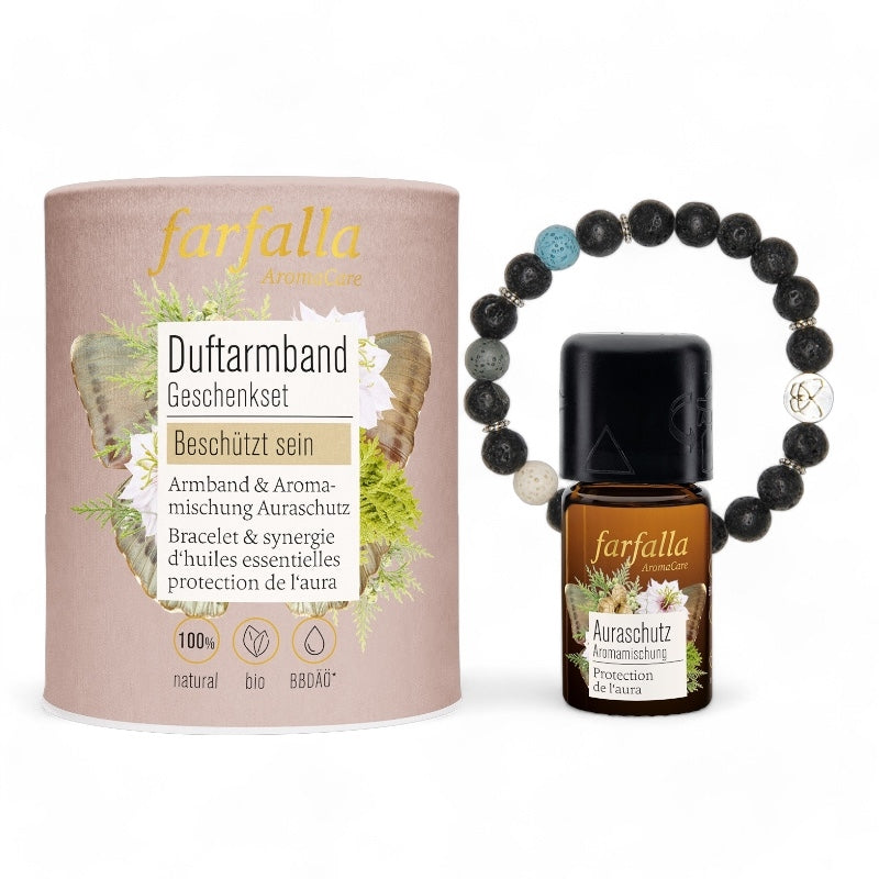 Farfalla - Coffret cadeau bracelet parfumé Protection de l'aura