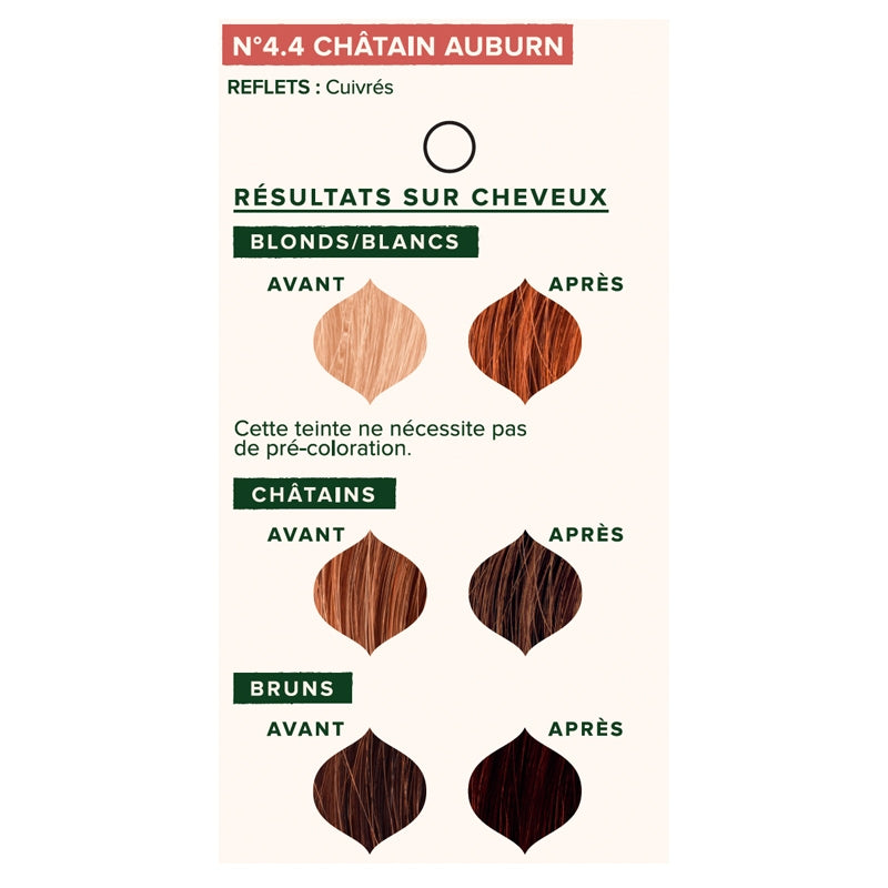 Emblica - Coloration végétale BIO N°4.4 châtain auburn 100g