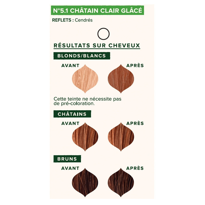 Emblica - Pflanzenhaarfarbe Nr. 5.1 Eisiges Hellbraun BIO 100g