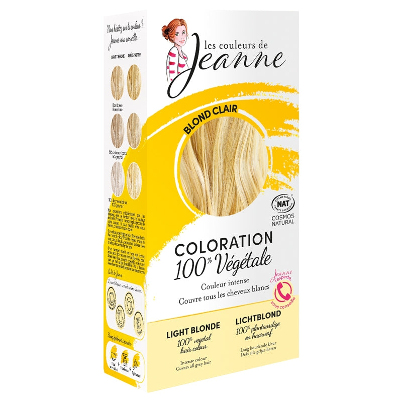 Les Couleurs de Jeanne - Coloration végétale blond clair 2x50g