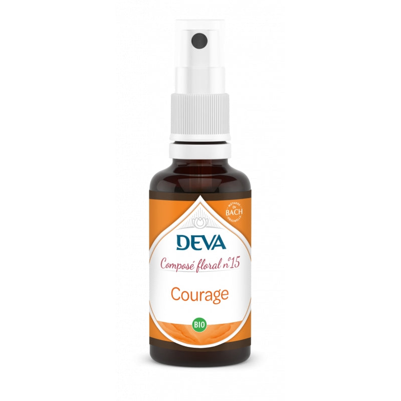 Deva - Composé floral en spray BIO N°15 Courage 30ml