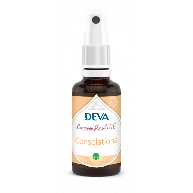 Deva - Composé floral en spray BIO N°16 Consolations 30ml