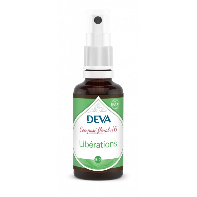 Deva - Composé floral en spray BIO N°6 Libérations 30ml