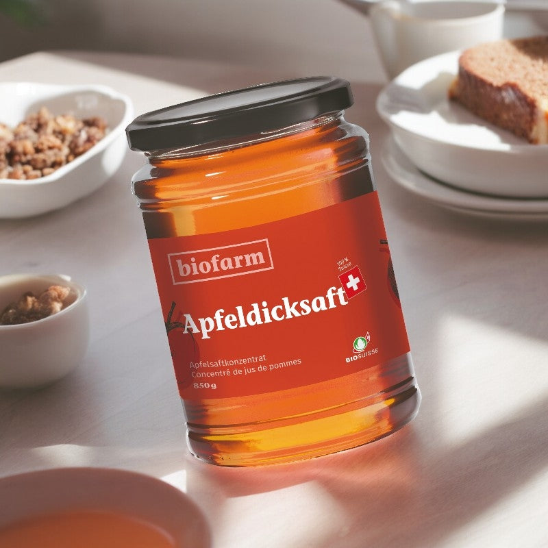 Biofarm - Bio-Apfelsaftkonzentrat aus der Schweiz 850g