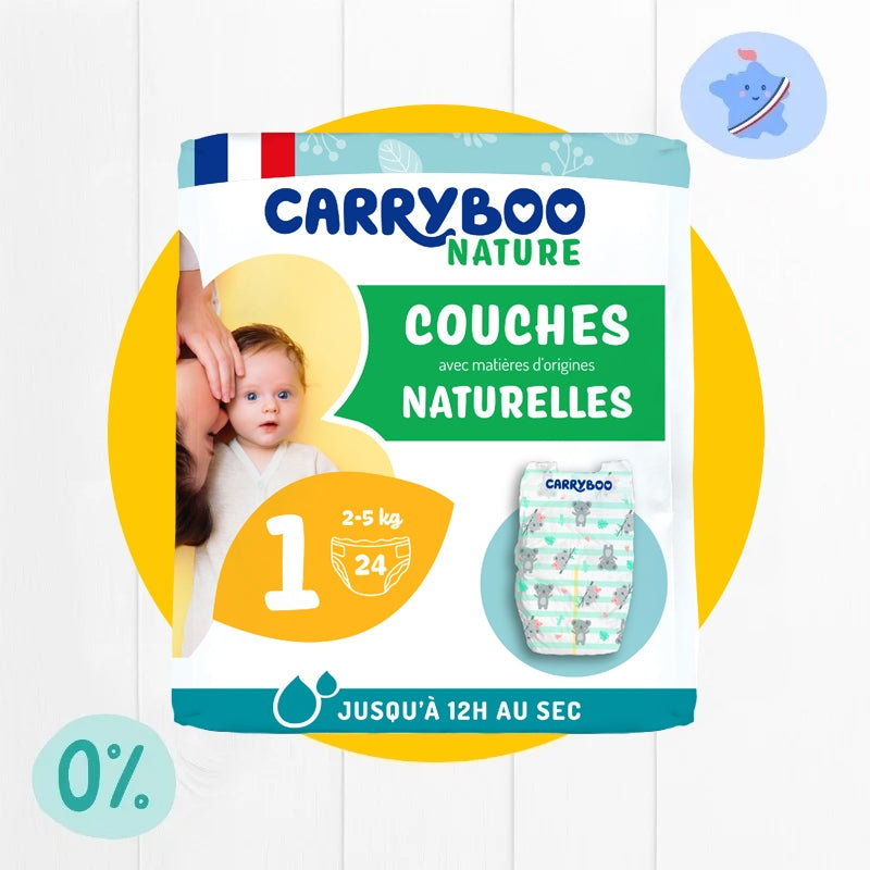 Carryboo - Couches Taille 1 24 pièces