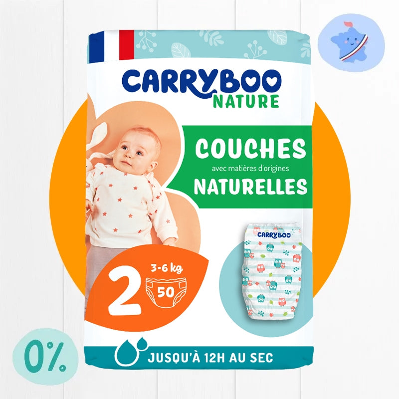Carryboo - Couches Taille 2 50 pièces