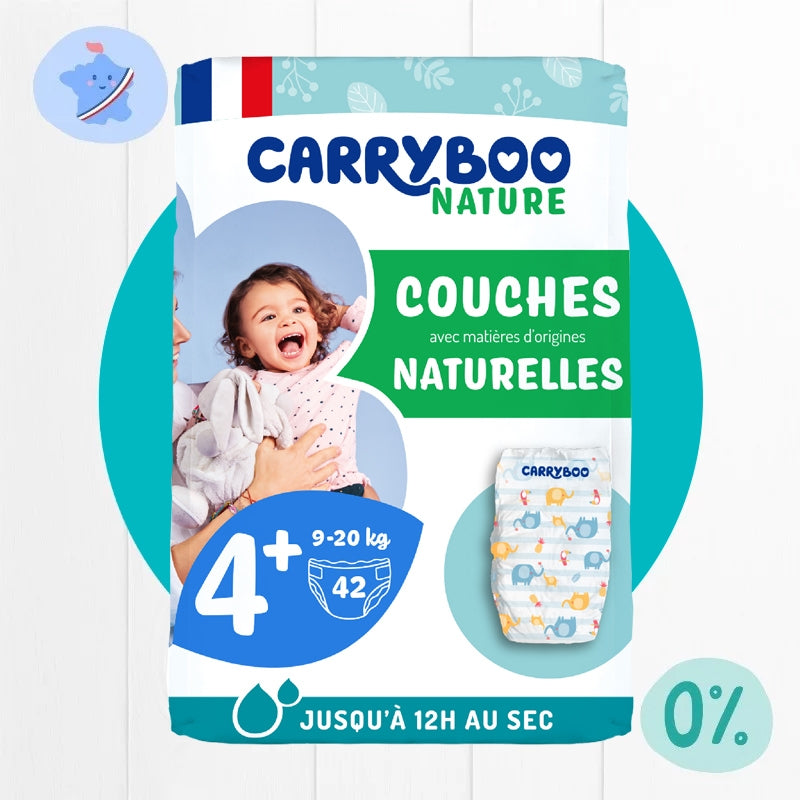 Carryboo - Couches Taille 4+ 42 pièces