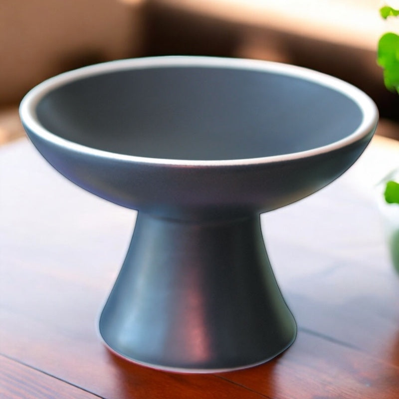 Farfalla - Coupe pour brûler en terre cuite vitrifiée noire 1 pièce