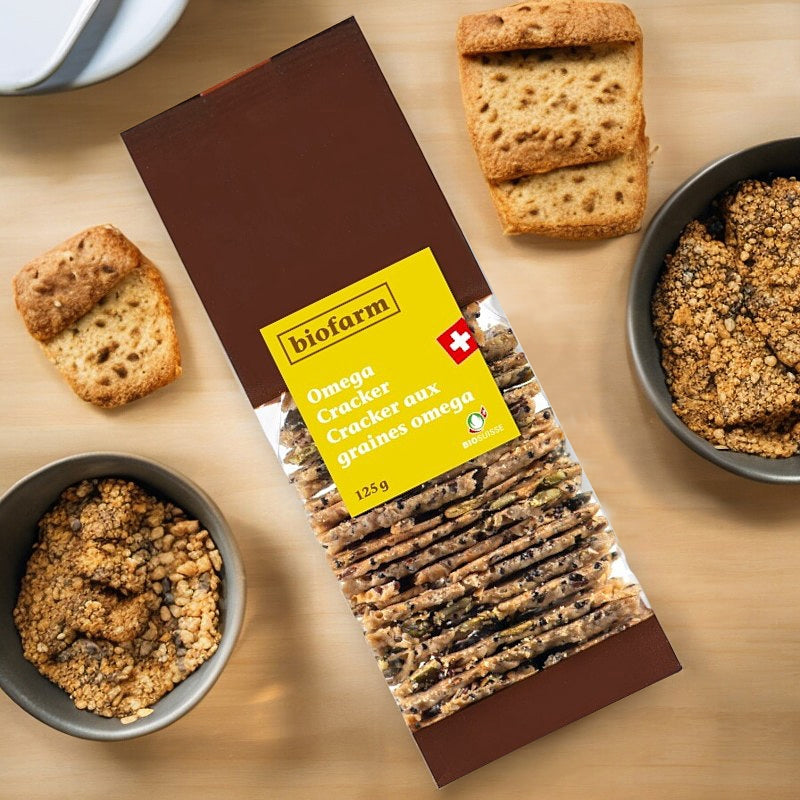 Biofarm - Bio-Schweizer Omega-Samenmischung Cracker 125g