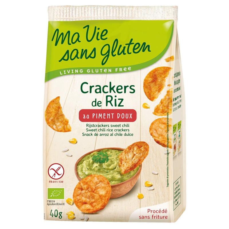 Bio-Reiscracker mit süßer Chili-Note - 40 g - Mein glutenfreies Leben