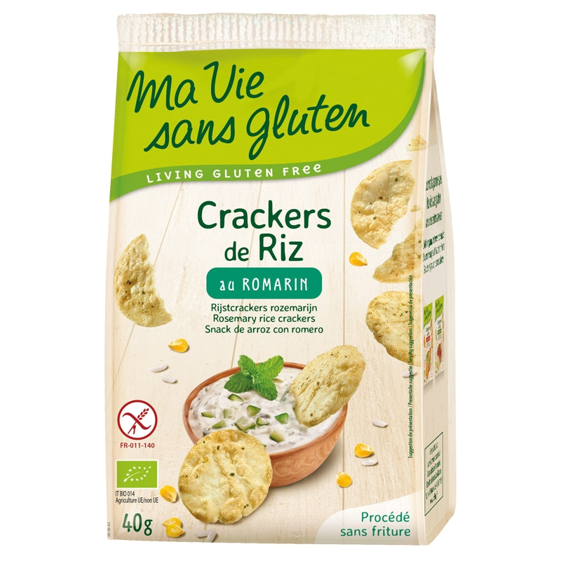 Bio-Reiscracker mit Rosmarin - 40 g - Mein glutenfreies Leben