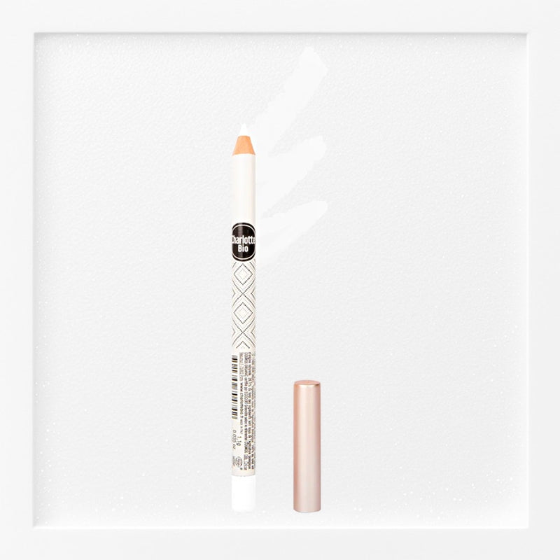 Charlotte Bio - Crayon yeux longue tenue blanc lumineux BIO 1.1g