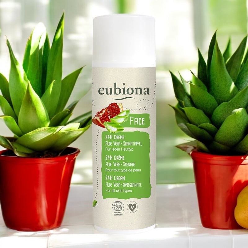 Eubiona - Crème 24H BIO aloe vera & grenade 50ml