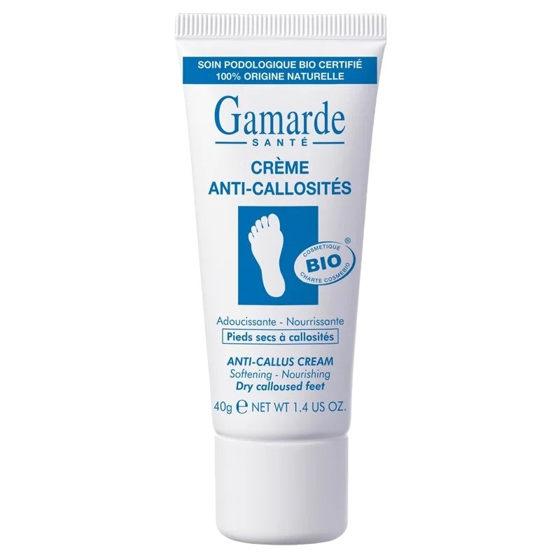 Gamarde - Crème anti-callosités BIO - pieds secs à callosités - 40g