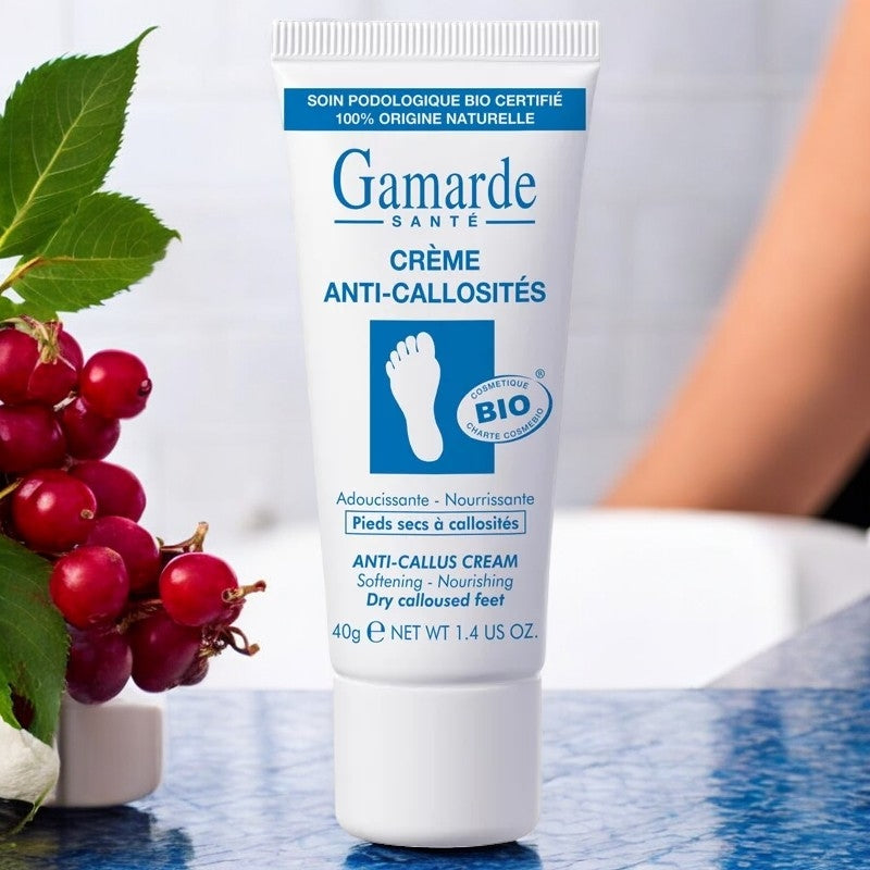Gamarde - Crème anti-callosités BIO - pieds secs à callosités - 40g