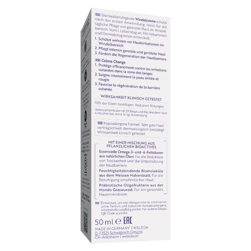 Baby 3-in-1 Windelcreme weiße Malve BIO