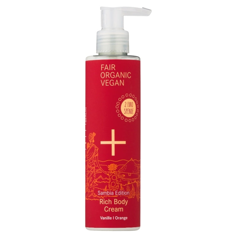 i+m Naturkosmetik Berlin - Crème corporelle riche BIO vanille & orange 200ml