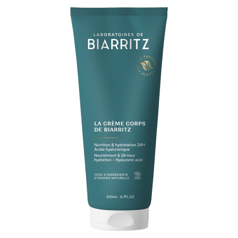 Laboratoires de Biarritz - Crème corps de Biarritz BIO algue rouge 200ml
