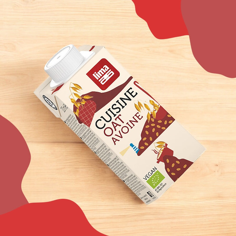 Lima - Crème d'avoine de cuisine BIO Oat 200ml