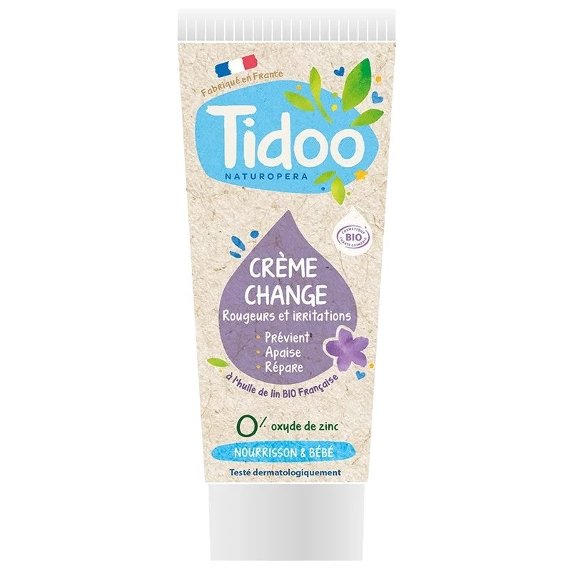 Bio-Leinsamen-Babyschutzcreme - 75 g - Tidoo
