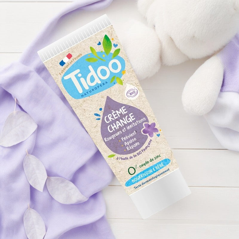 Bio-Leinsamen-Babyschutzcreme - 75 g - Tidoo