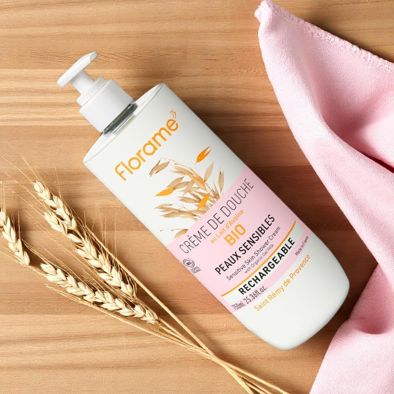 Florame - Crème de douche BIO lait d'avoine 750ml