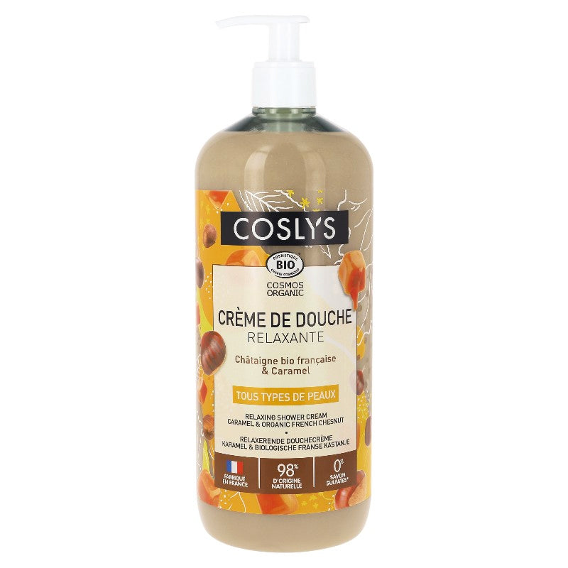 Coslys - Entspannende Duschcreme Kastanie & Karamell BIO 1l