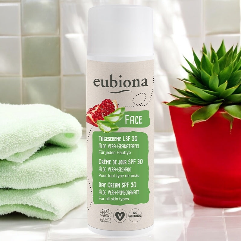 Eubiona - Tagescreme LSF 30 Aloe Vera & Granatapfel BIO 50ml