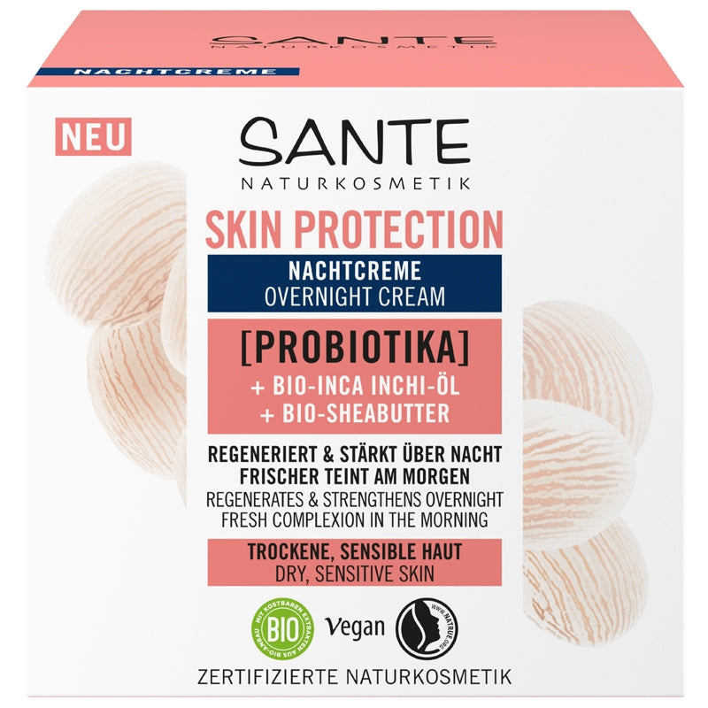 Nachtcreme Skin Protection probiotisch & Inka-Inchi BIO