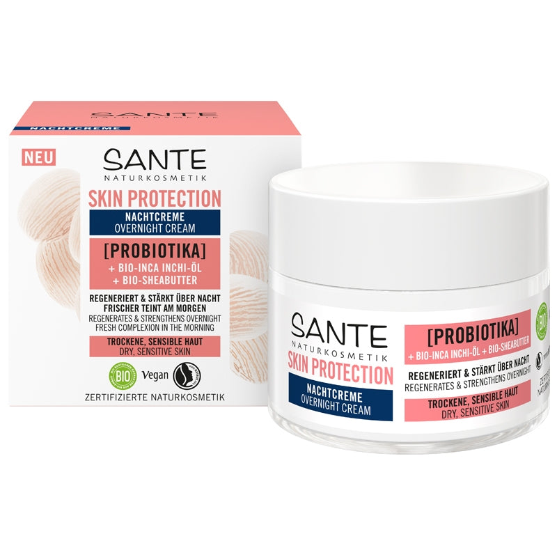 Nachtcreme Skin Protection probiotisch & Inka-Inchi BIO