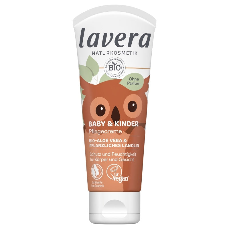 Lavera - Crème de soin bébé & enfant BIO aloe vera 75ml