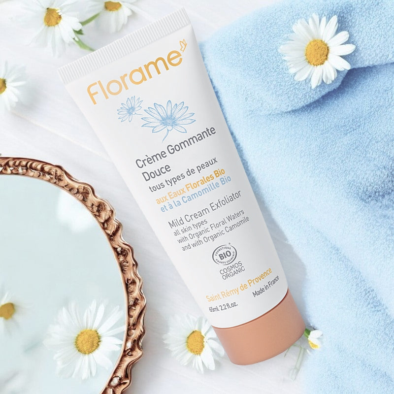 Florame - Crème gommante douce BIO camomille 65ml
