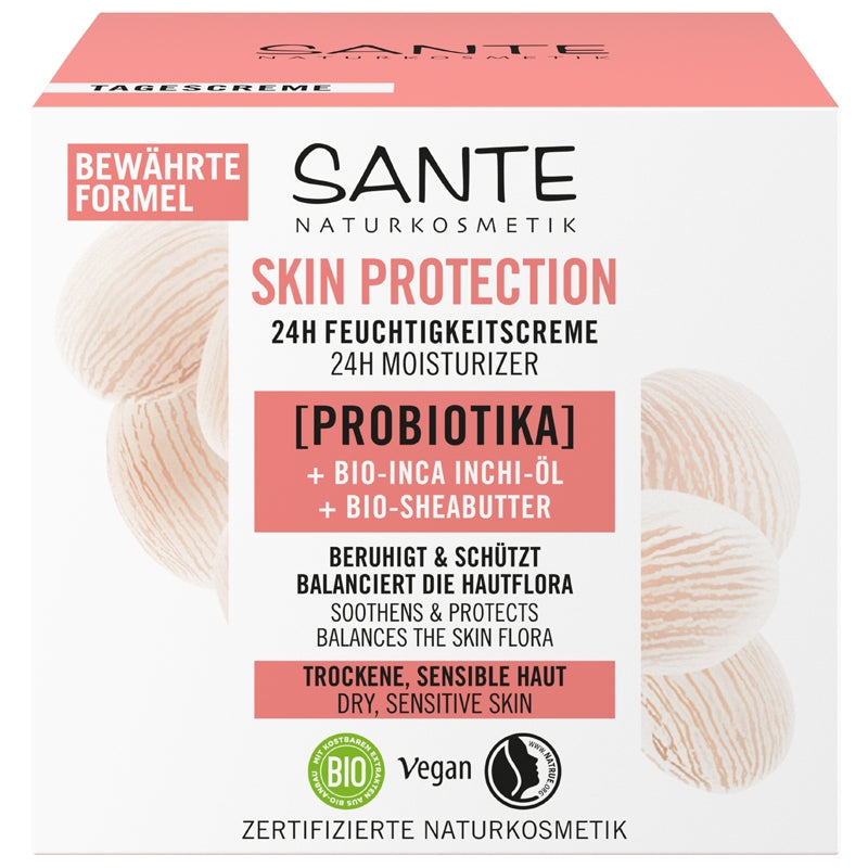 Crème hydratante 24h Skin Protection BIO probiotique