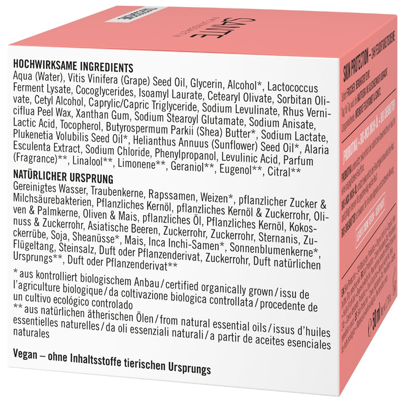 Crème hydratante 24h Skin Protection BIO probiotique