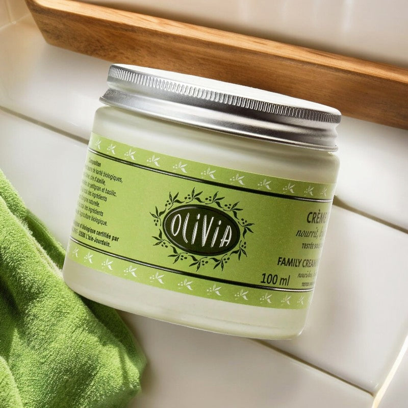 Crème hydratante BIO huile d'olive & beurre de karité