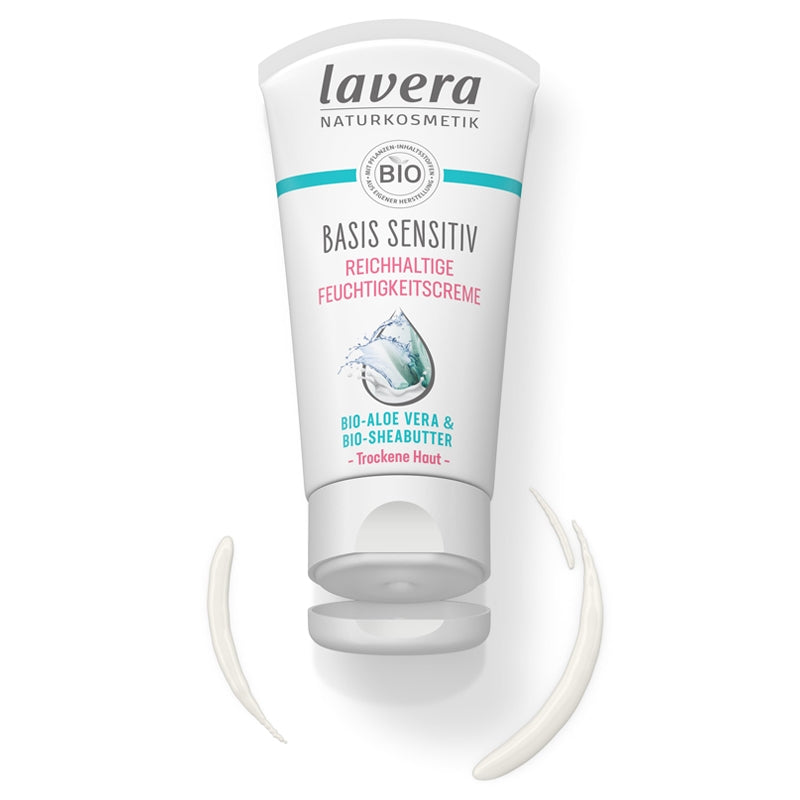 Lavera - Crème hydratante riche BIO aloe vera & karité 50ml