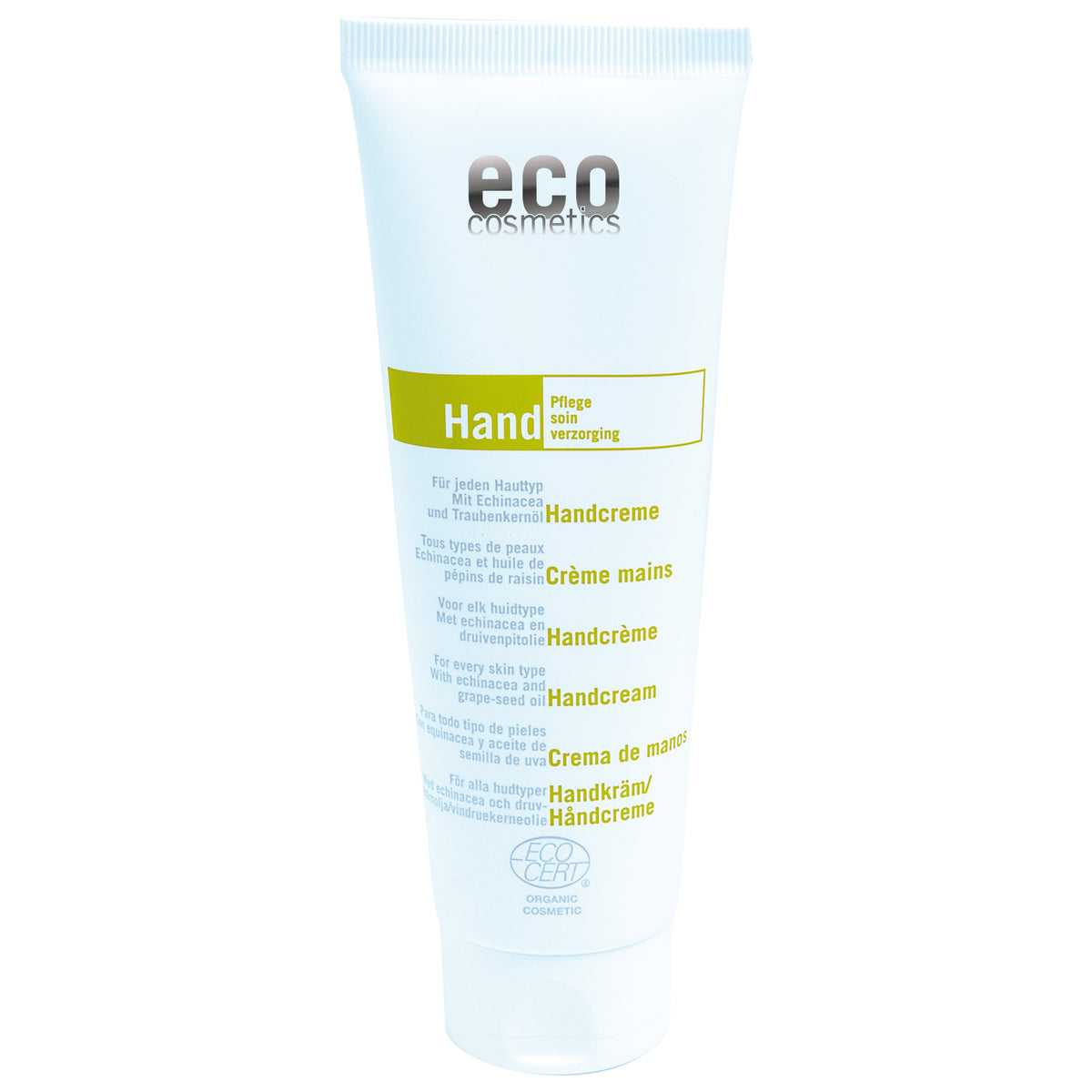 Eco Cosmetics - Crème mains BIO echinacea & pépins de raisin 125ml