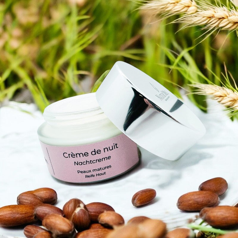 Nachtcreme für reife Haut Weizenkeim & Argan