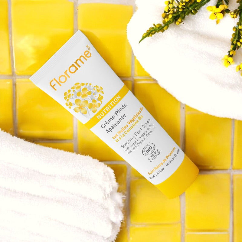 Florame - Beruhigende Fußcreme Leindotter BIO 75ml