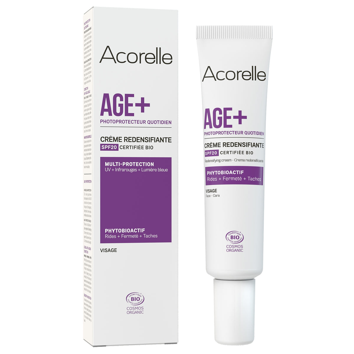 Acorelle - Crème redensifiante visage bio IP 20 40ml