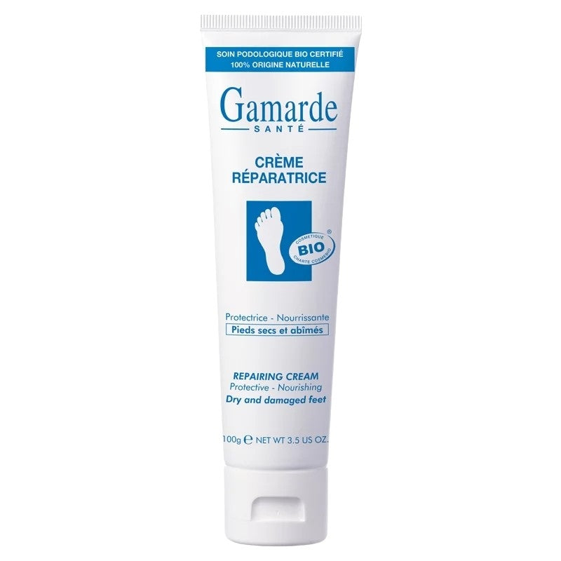 Gamarde - Crème réparatrice BIO - pieds secs et abîmés - 100g