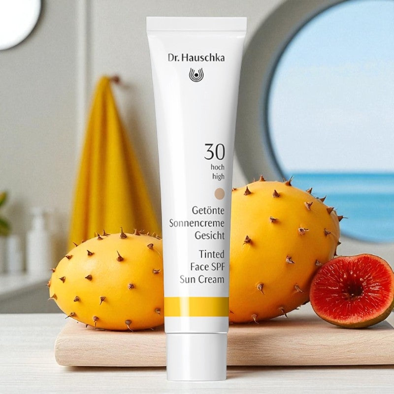 Dr. Hauschka - Crème solaire teintée visage BIO IP 30 figue de Barbarie 40ml