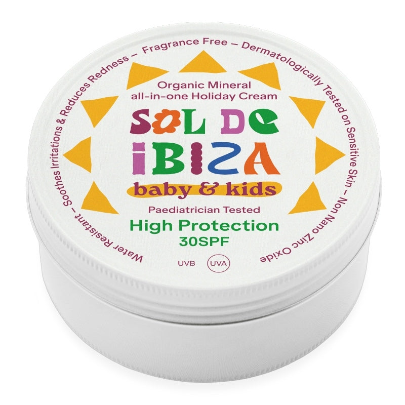 Crème solaire visage & corps bébé & enfant BIO IP 30
