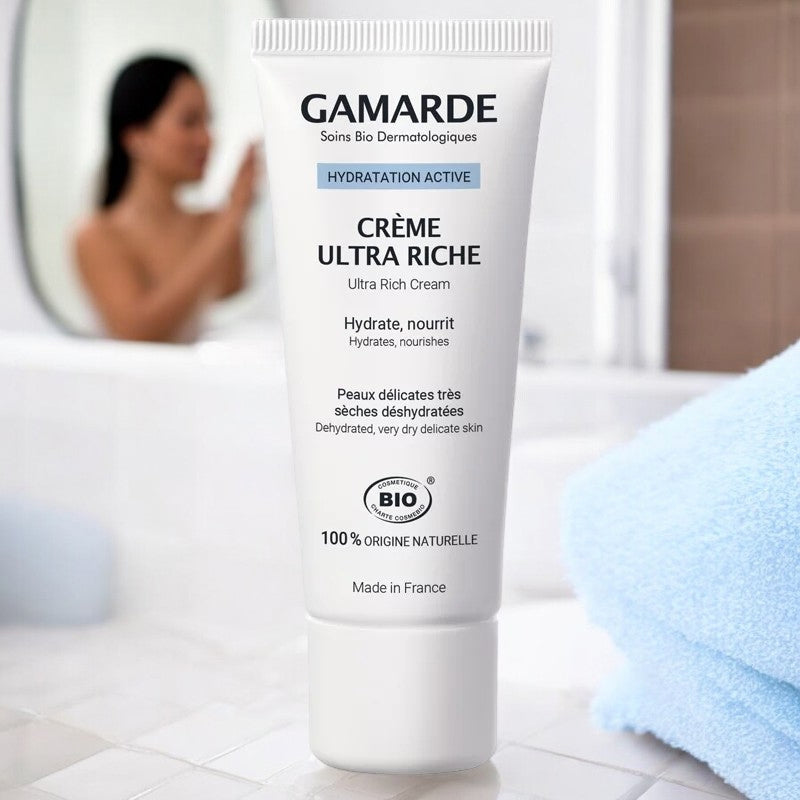Gamarde - Crème ultra riche BIO - hydrate & nourrit - peaux délicates - 40g